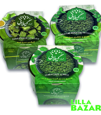Fried mixed herbs, friend int and paisley fried celery 460g